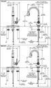 Delta 9182-PR-DST Emmeline Shieldspray Pull-Down Kitchen Faucet 1L 
