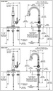 Delta 9182T-AR-PR-DST Emmeline Touch 2O Pull-Down Kichen Faucet 1L W/Shieldspray 