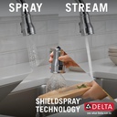 Delta 9190-AR-DST Broderick Pull-Down Kitchen W/Shieldspray 1L 