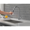 Delta 9191-AR-PR-DST Monrovia Single Handle Pull-Down Faucet In Arctic Stainless Lumicoat