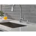 Delta 9191-AR-PR-DST Monrovia Single Handle Pull-Down Faucet In Arctic Stainless Lumicoat