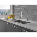 Delta 9191-AR-PR-DST Monrovia Single Handle Pull-Down Faucet In Arctic Stainless Lumicoat
