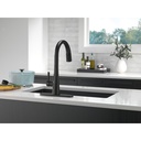Delta 9191-BL-DST Monrovia Single Handle Pull-Down Kitchen Faucet In Matte Black