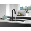 Delta 9191-BL-DST Monrovia Single Handle Pull-Down Kitchen Faucet In Matte Black