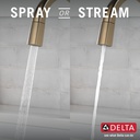 Delta 9191-CZ-PR-DST Monrovia Single Handle Pull-Down Kitchen Faucet In Champange Bronze