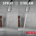 Delta 9191-PR-DST Monrovia Single Handle Pull-Down Kitchen Faucet In Chrome Lumicoat