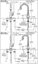 Delta 9191T-BL-DST Monrovia Single Handle Pull-Down Kitchen Faucet With Touch2O Technology Matte Black