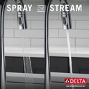Delta 9191T-PR-DST Monrovia Single Handle Pull-Down Kitchen Faucet With Touch2O Technolo
