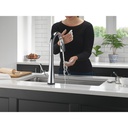 Delta 9191T-PR-DST Monrovia Single Handle Pull-Down Kitchen Faucet With Touch2O Technolo