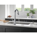 Delta 9191T-PR-DST Monrovia Single Handle Pull-Down Kitchen Faucet With Touch2O Technolo