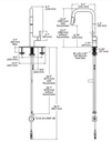 Delta 930LF-BL Junction Single Handle Pull Down Kitchen Faucet 