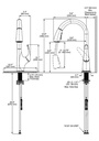 Delta 959LF-BL Seabourne Pulldown Kitchen Faucet