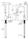Delta 981LF-BL Banting Pulldown Kitchen Faucet