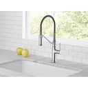 Delta 983LF Prodeco Pulldown Industrial Spring Kitchen Faucet