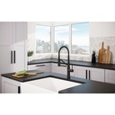 Delta 983LF-BL Prodeco Pulldown Industrial Spring Kitchen Faucet