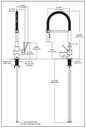 Delta 987LF-AR Tommy Gourmet Kitchen Faucet Ar 