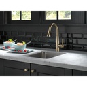Delta 9913-CZ-DST Single Handle Pull-Down Bar/Prep Faucet Cz