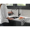 Delta 9913T-BL-DST Essa Single Handle Pull-Down Bar/Prep Faucet With Touch2O 