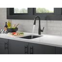 Delta 9913T-BL-DST Essa Single Handle Pull-Down Bar/Prep Faucet With Touch2O 