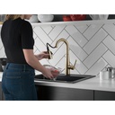 Delta 9913T-CZ-DST Single Handle Pull-Down Bar/Prep Faucet With Touch2O Cz