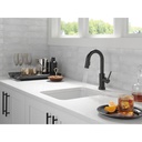 Delta 9959TL-BL-DST Trinsic Bar Pulldown Touchless Kitchen Faucet Matte Black