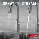 Delta 9976-AR-PR-DST Pull-Down Bar/Prep Faucet 1L
