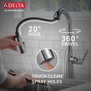Delta 9976-AR-PR-DST Pull-Down Bar/Prep Faucet 1L