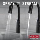 Delta 9976-BL-DST Pull-Down Bar/Prep Faucet 1L