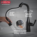 Delta 9976-BL-DST Pull-Down Bar/Prep Faucet 1L