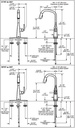 Delta 9976T-AR-PR-DST Touch2O Pull-Down Bar/Prep Faucet 1L