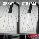 Delta 9976T-BL-DST Touch2O Pull-Down Bar/Prep Faucet 1L