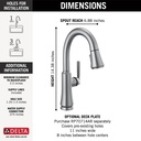 Delta 9979-AR-DST Coranto Single Handle Bar/Prep 
