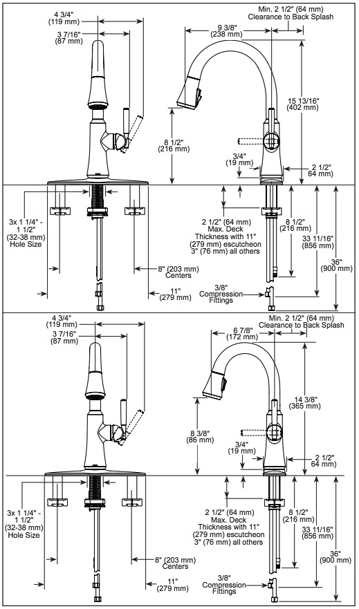 Delta 9979-AR-DST Coranto Single Handle Bar/Prep 
