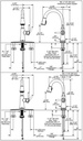 Delta 9979-AR-DST Coranto Single Handle Bar/Prep 