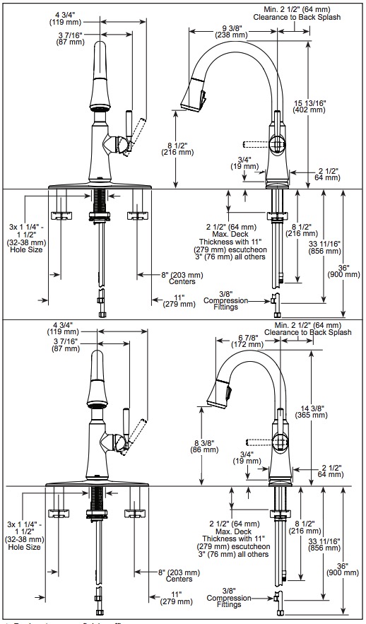 Delta 9979-DST Coranto Single Handle Bar/Prep 