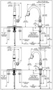 Delta 9979-RB-DST Coranto Single Handle Bar/Prep 