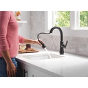 Delta 9979TL-BL-DST Coranto Pulldown Touchless Kitchen Bar Faucet Matte Black