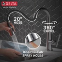 Delta 9982-AR-PR-DST Emmeline Pull-Down Bar/Prep Faucet 1L 