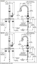Delta 9982-AR-PR-DST Emmeline Pull-Down Bar/Prep Faucet 1L 