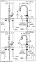 Delta 9982-CZ-PR-DST Emmeline Pull-Down Bar/Prep Faucet 1L 