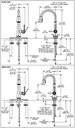 Delta 9982T-AR-PR-DST Emmeline Touch2O Pull-Down Bar/Prep Faucet 1L 