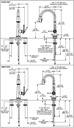 Delta 9982T-BL-DST Emmeline Touch2O Pull-Down Bar/Prep Faucet 1L 