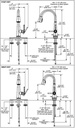 Delta 9982T-PR-DST Emmeline Touch2O Pull-Down Bar/Prep Faucet 1L 