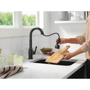 Delta 9990-BL-DST Broderick Pull-Down Bar/Prep Faucet 1L