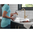 Delta 9990-CZ-DST Broderick Pull-Down Bar/Prep Faucet 1L 