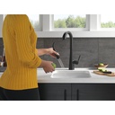 Delta 9991-BL-DST Monrovia Bar Prep Pulldown Matte Black