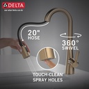 Delta 9991-CZ-PR-DST Monrovia Bar Prep Pulldown Champagne Bronze