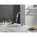 Delta 9991T-AR-PR-DST Monrovia Bar Prep Pulldown With Touch Arctic Stainless Lumicoat