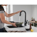 Delta 9991T-BL-DST Monrovia Bar Prep Pulldown With Touch Matte Black