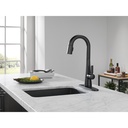 Delta 9991T-BL-DST Monrovia Bar Prep Pulldown With Touch Matte Black